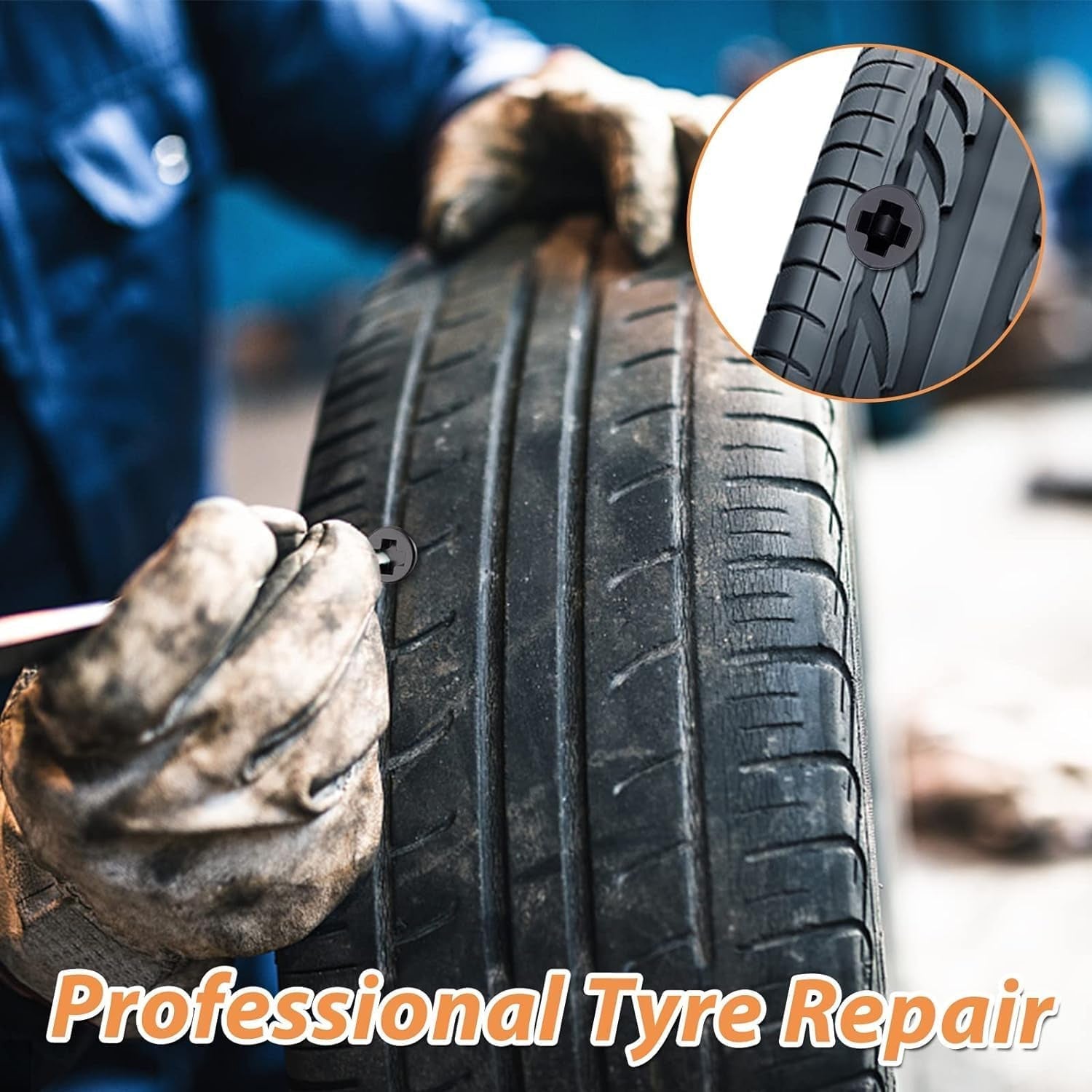 Tire Repair Rubber Nail Car Tire Repair Nails Tire Repair Rubber Screws, Black (10 Pcs Set) Tire Repair Rubber Nail Car Tire Repair Nails Tire Repair Rubber Screws, Black (10 Pcs Set)